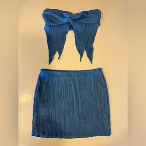 Blue Wave Women's Skirt Set